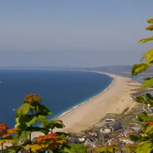 chesil beach view