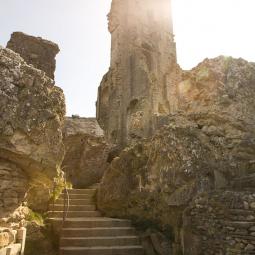 Corfe Castle Keep Ruins