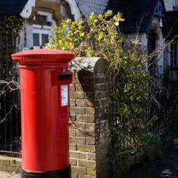 Red Letterbox - Puddletown
