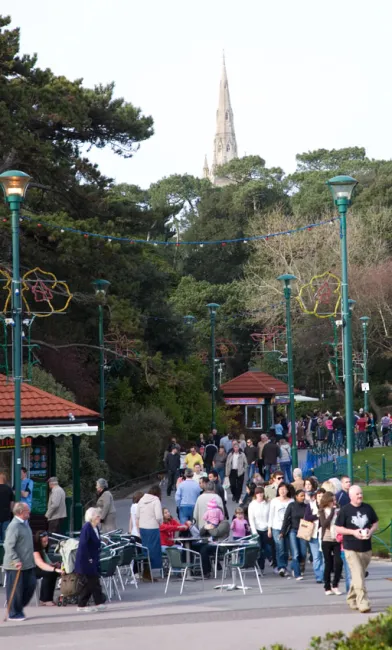 bournemouth gardens busy