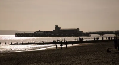 bournemouth pier evening