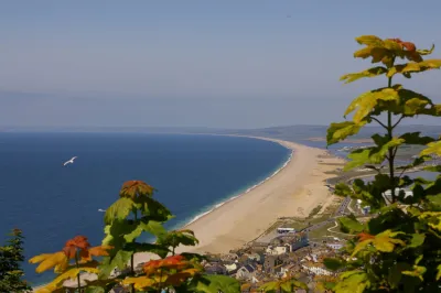 chesil beach view