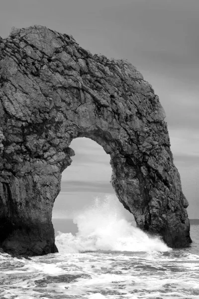 durdle door bw