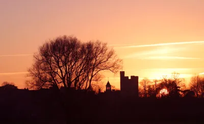 wimborne minser sunset