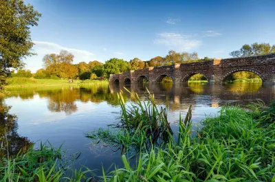 White Mill Bridge at Sturminster Marshall nr Wimborne