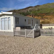 Static Caravan on the Jurassic coast at Freshwater Beach Hol