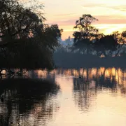 Poole Park sunset