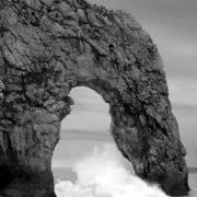 durdle door bw