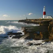 portland bill stormy