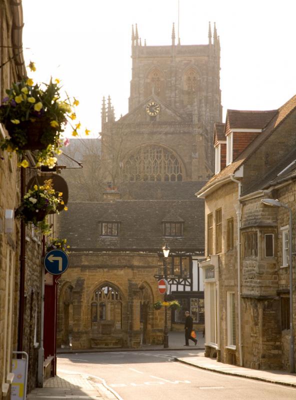 Sherborne Abbey and the Conduit